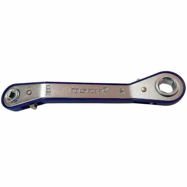 Балонный ключ изогнутый с трещеткой WK-123 ( 1/4',3/8', 9/16', 1/2')